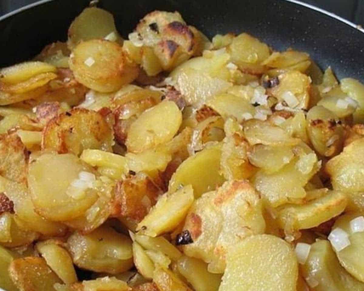 Fried Potatoes and Onions