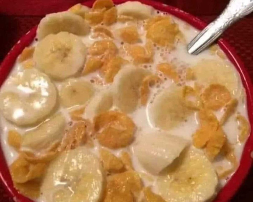 Corn Flakes with Bananas