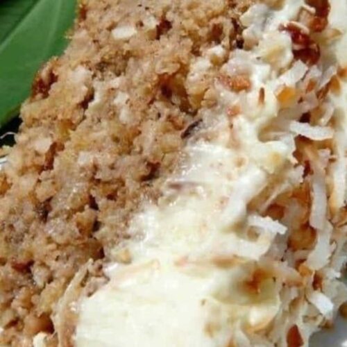 Hawaiian Wedding Cake with Whipped Cream Cheese