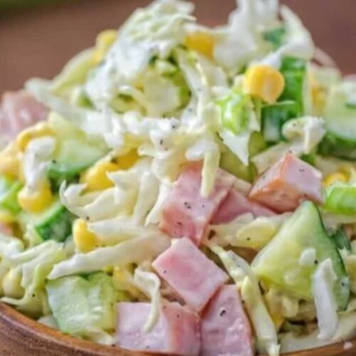 Cabbage and Ham Salad