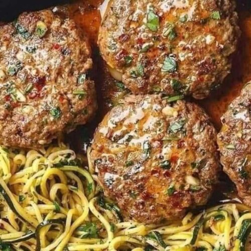 Hamburger Steaks with Onion Gravy