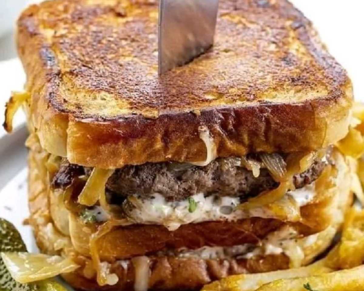 French Onion Patty Melt