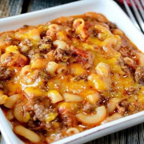 Creamy and Cheesy Beef Goulash Recipe