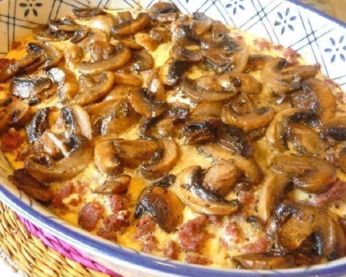 Savory Mushroom Beef Casserole