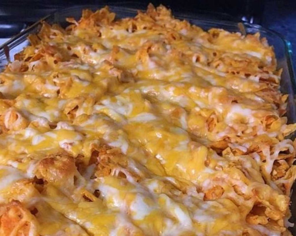 Cheesy and Crunchy Doritos Chicken Casserole