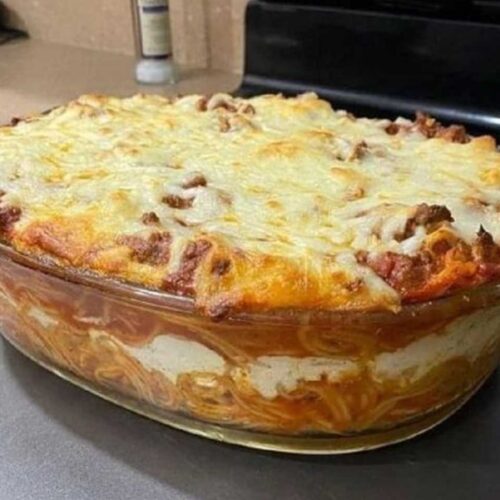 Million Dollar Spaghetti Casserole