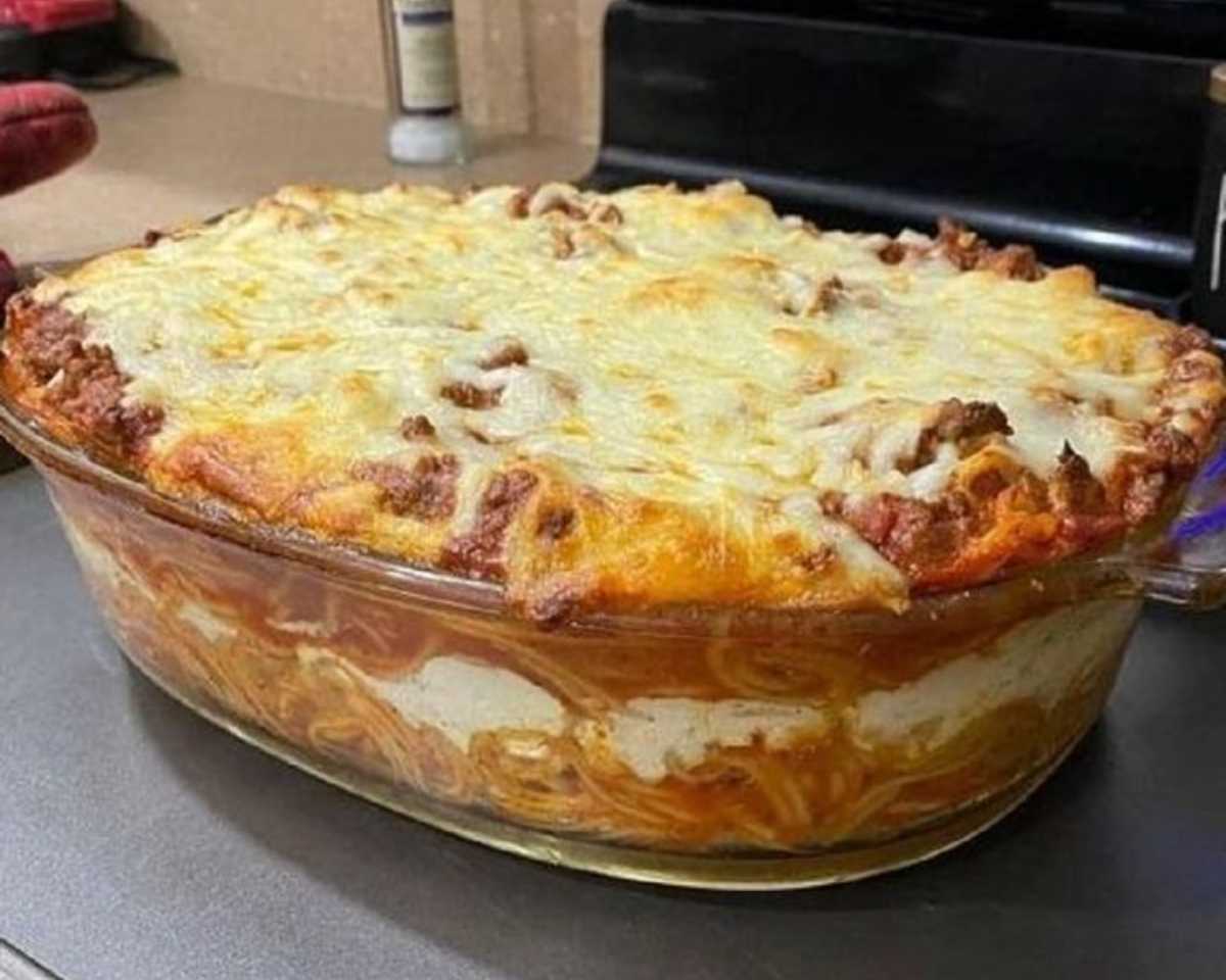 Million Dollar Spaghetti Casserole