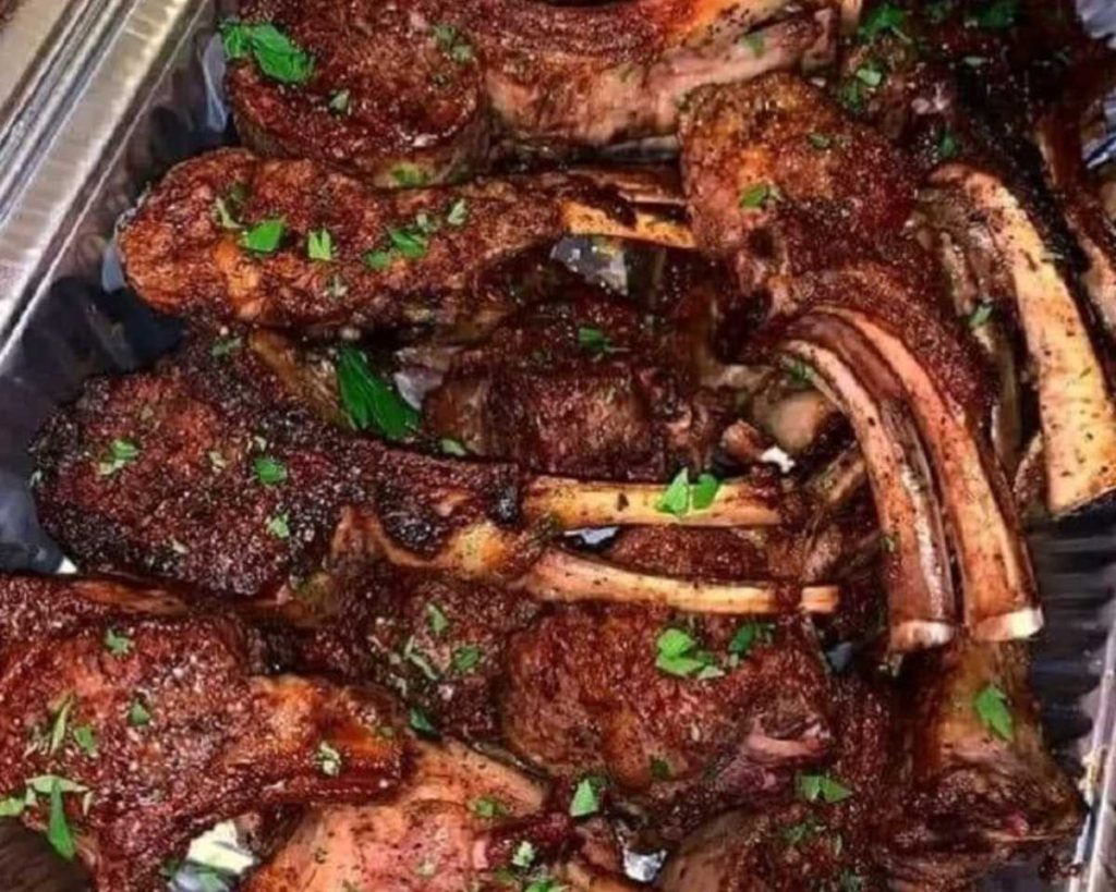 Garlic Butter Lamb Chops