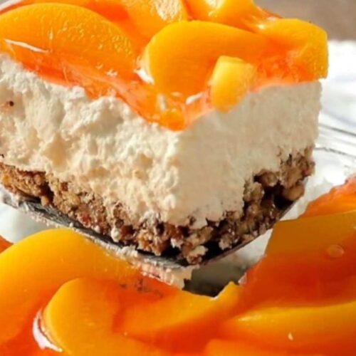 Peach Pretzel Jello Salad