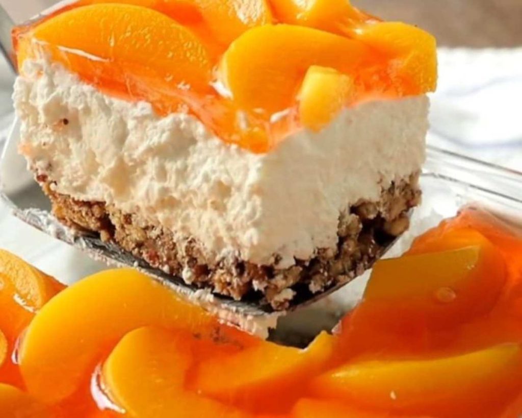 Peach Pretzel Jello Salad