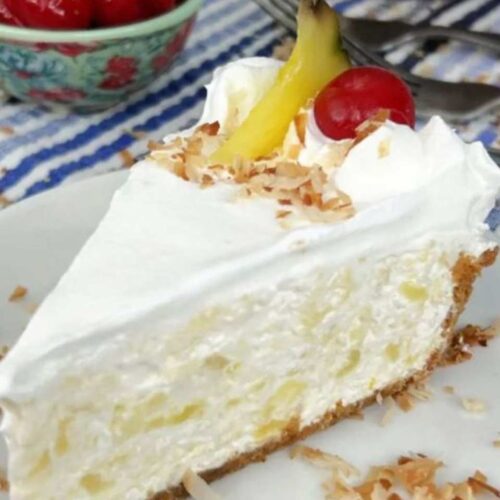 No-Bake Pia Colada Pie