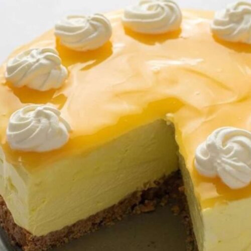 No-Bake Lemon Cheesecake