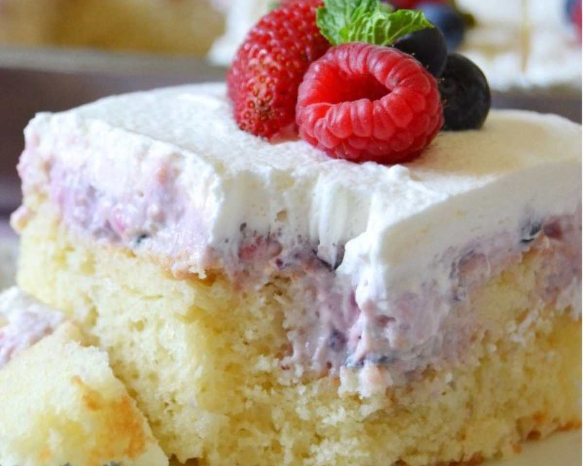 Patriotic Poke Cake