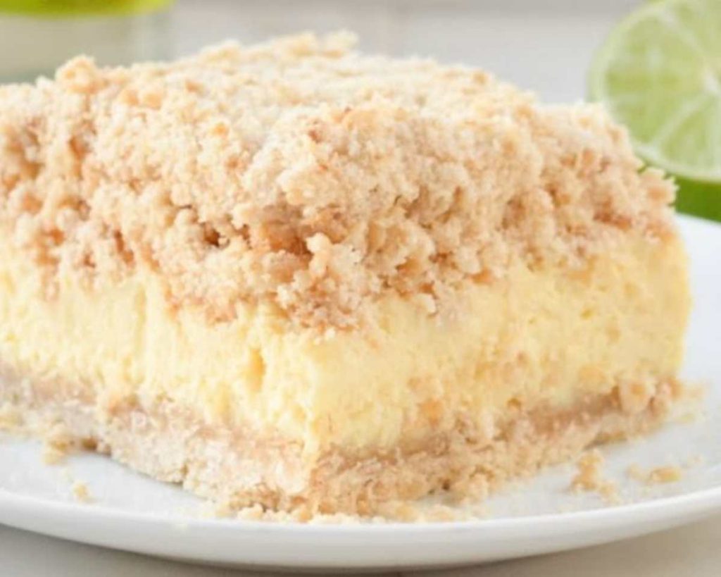 Key Lime Cheesecake Crumb Bars