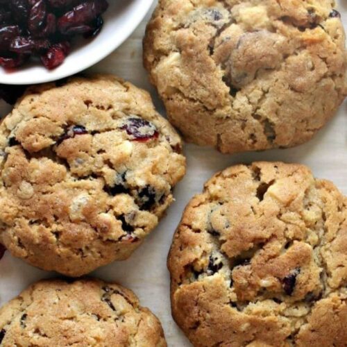 Cranberry White Chocolate Cookies