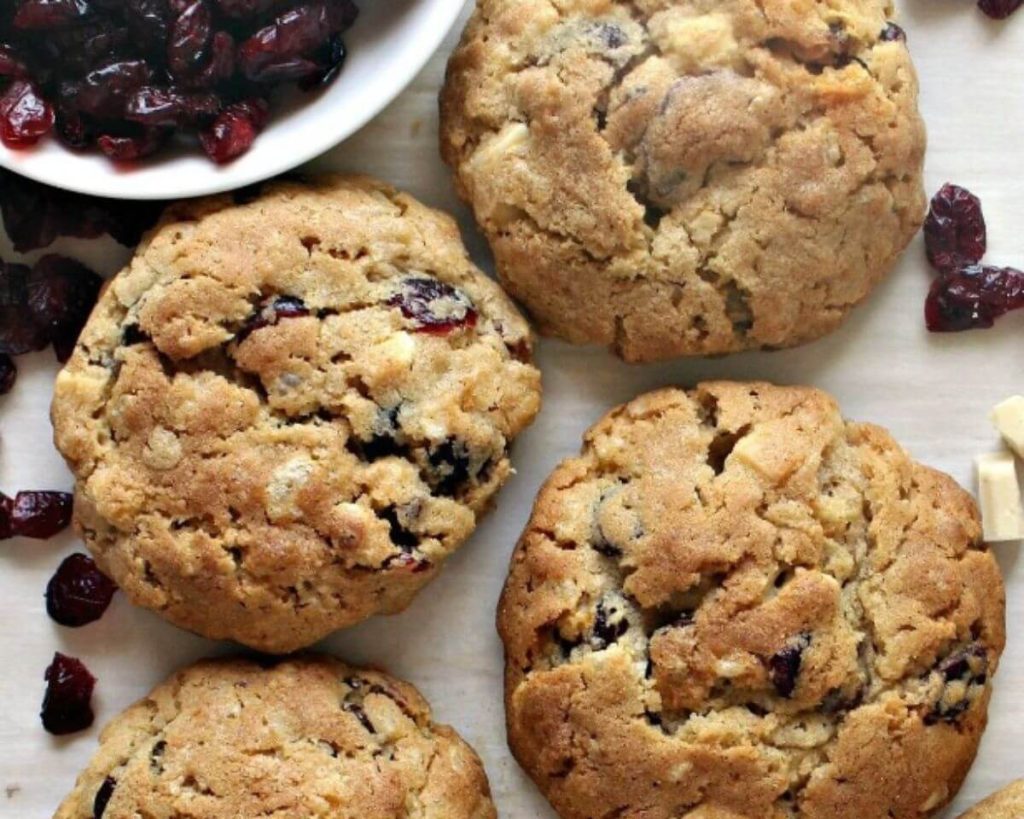 Cranberry White Chocolate Cookies