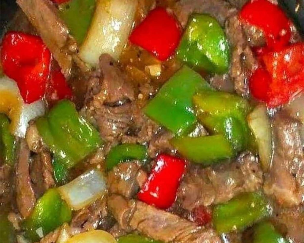 Pepper Steak in a Crock-Pot