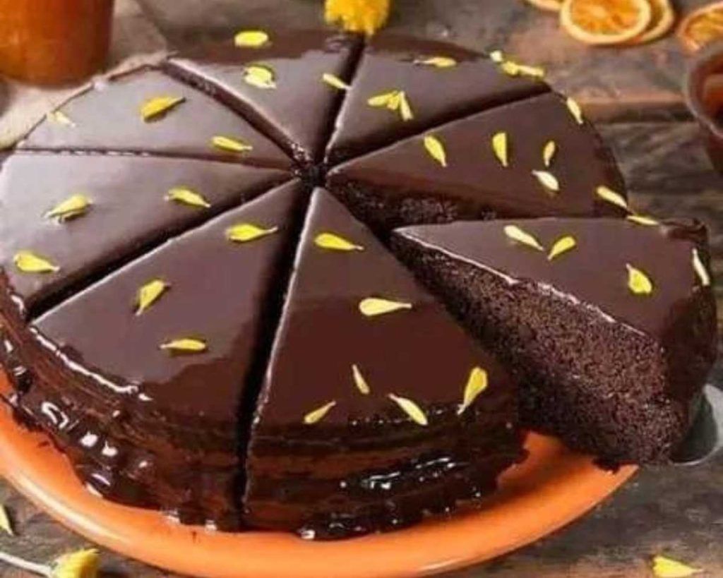 Moist Orange + Chocolate Cake recipe