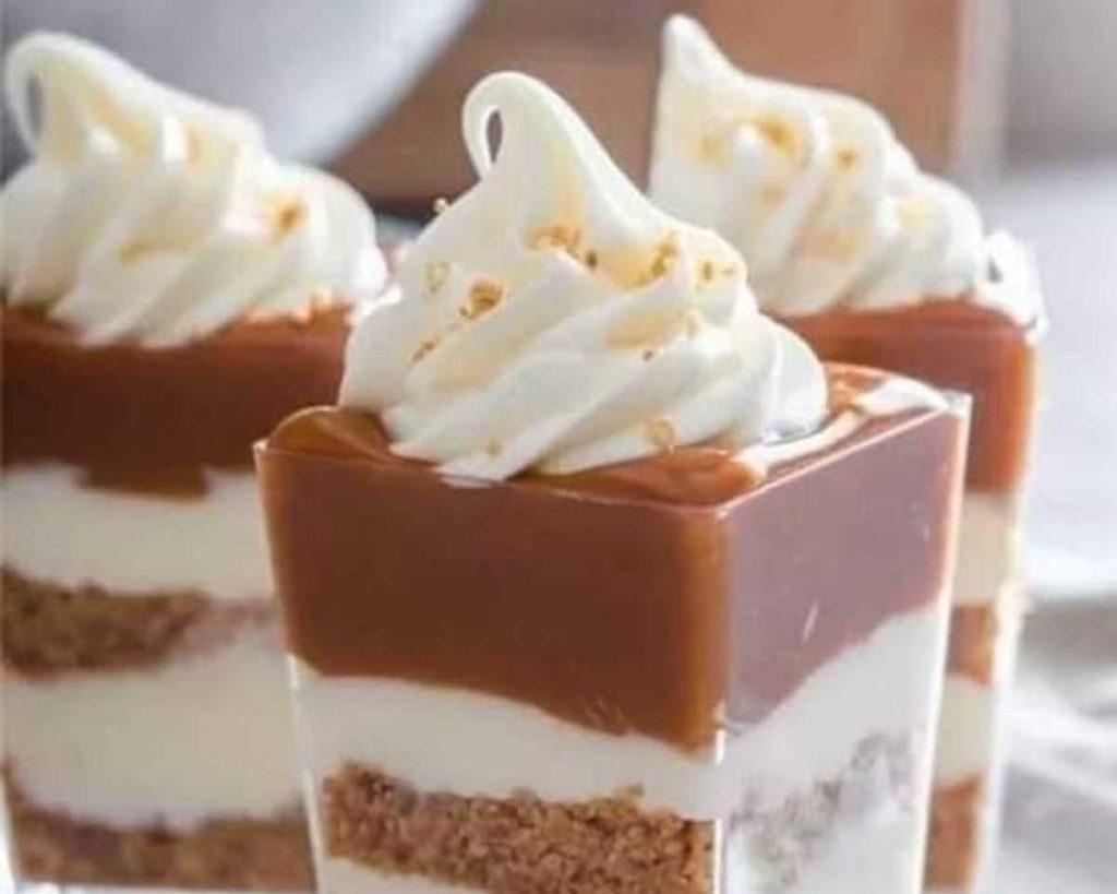 No-Bake Caramel Cheesecake