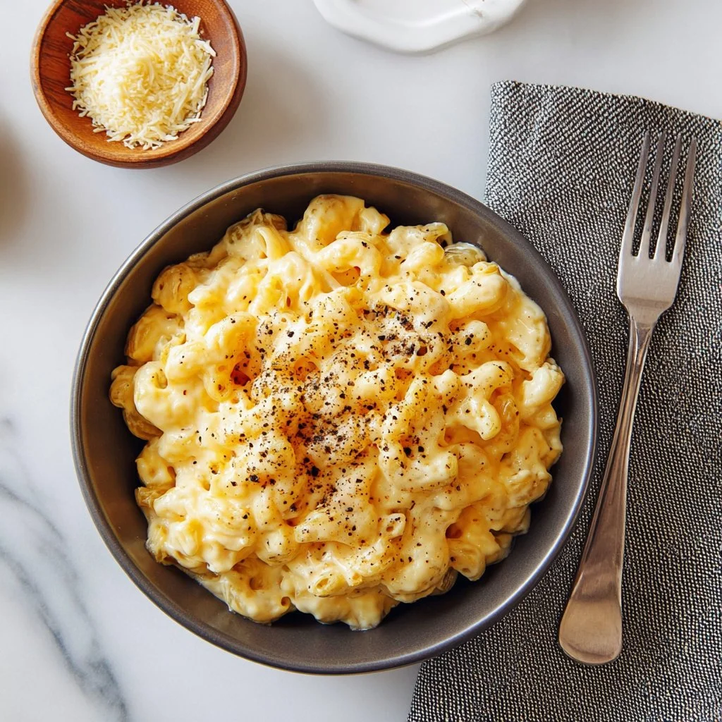 High protein mac and cheese for a nutritious and delicious meal.