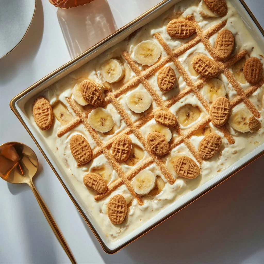 Classic Mama's banana pudding dessert in a serving bowl.