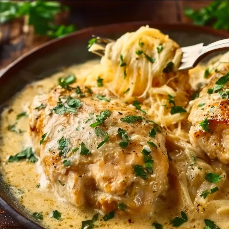 Delicious Crock Pot Angel Chicken served on a plate with sides.