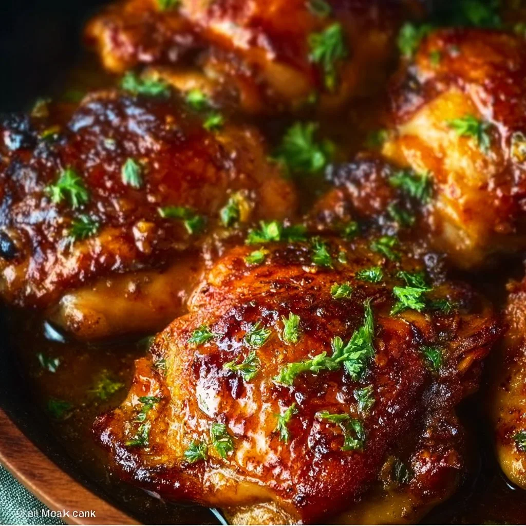 Delicious honey soy chicken thighs marinated and grilled to perfection