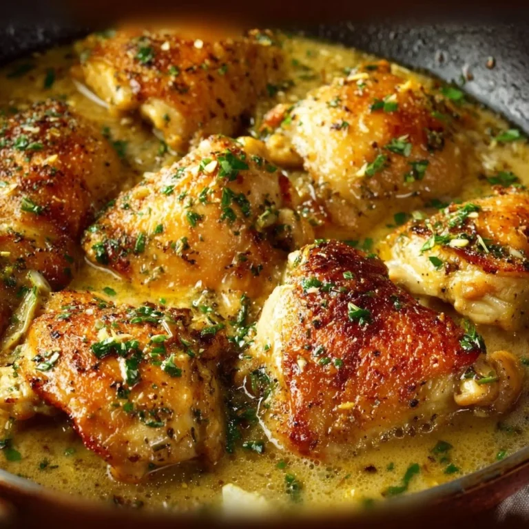 Ranch Chicken cooked in a crock pot served on a plate with herbs and vegetables