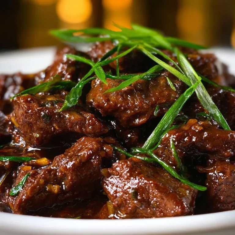 Delicious Slow Cooker Mongolian Beef served with vegetables and rice