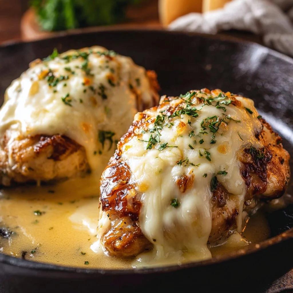 Texas Roadhouse smothered chicken topped with jack cheese