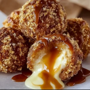 Delicious homemade apple caramel bombs ready to enjoy