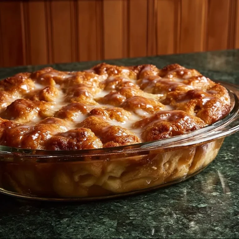 Delicious Apple Pie Bubble Up with gooey caramel and fresh apples