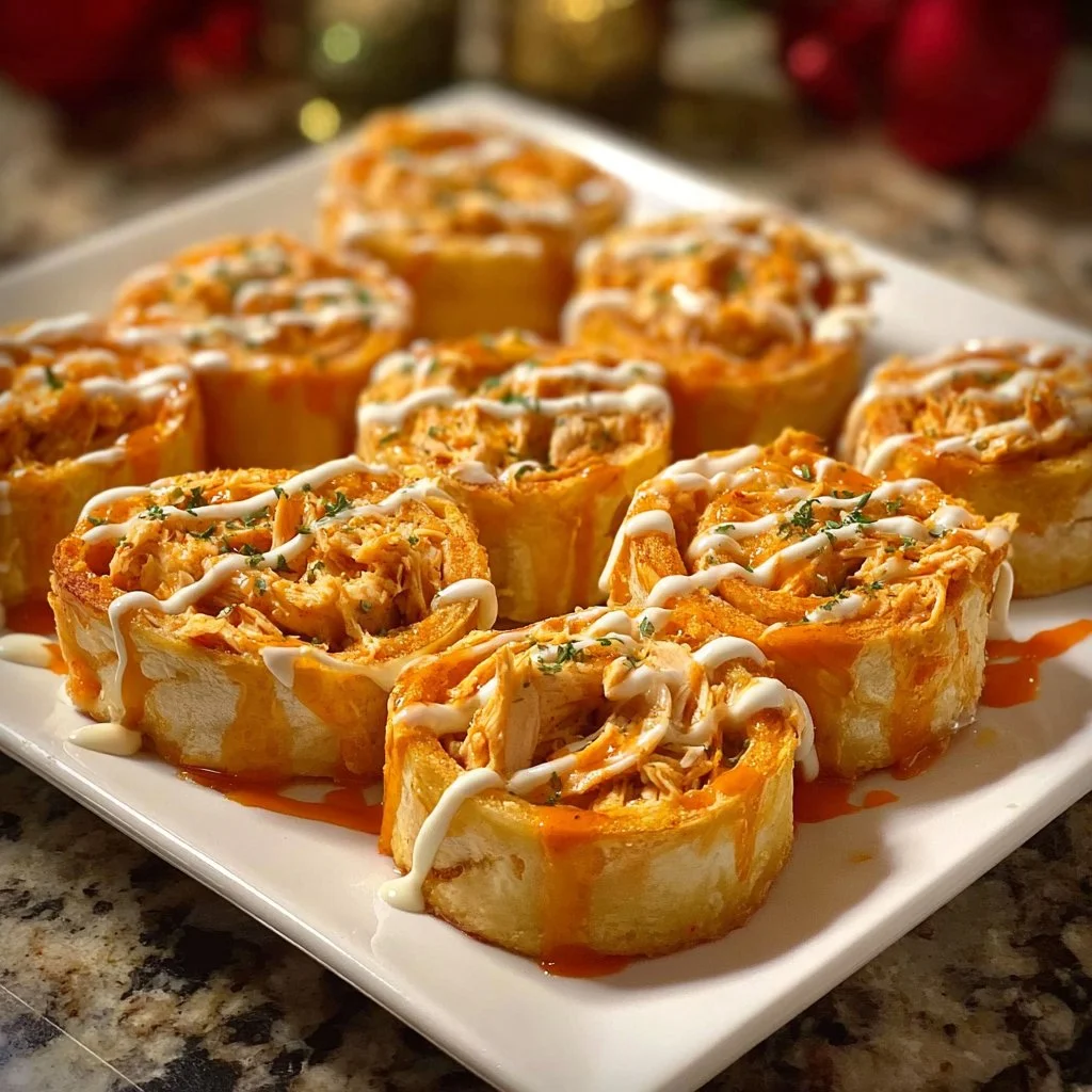 Buffalo Chicken Roll Ups
