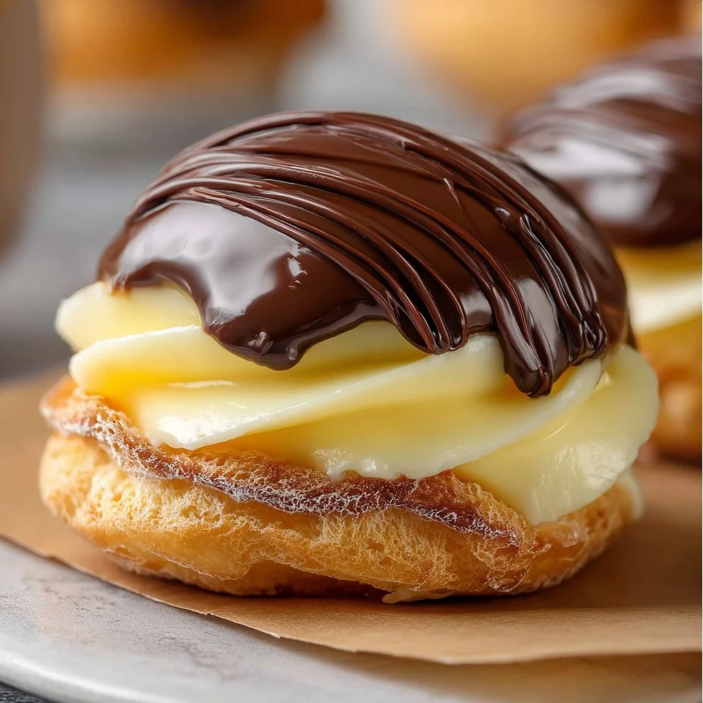 Boston Cream Pie Cookie Bites