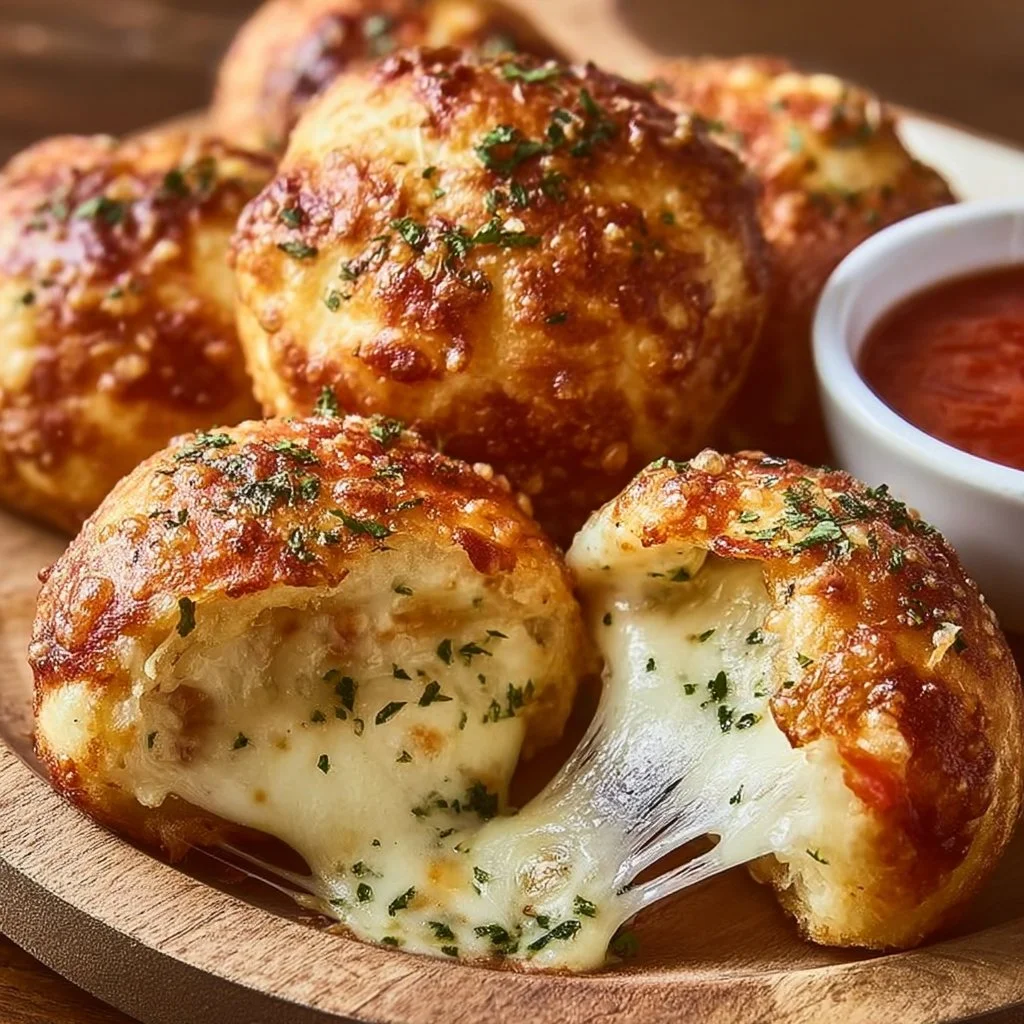 Cheesy Pizza Bombs