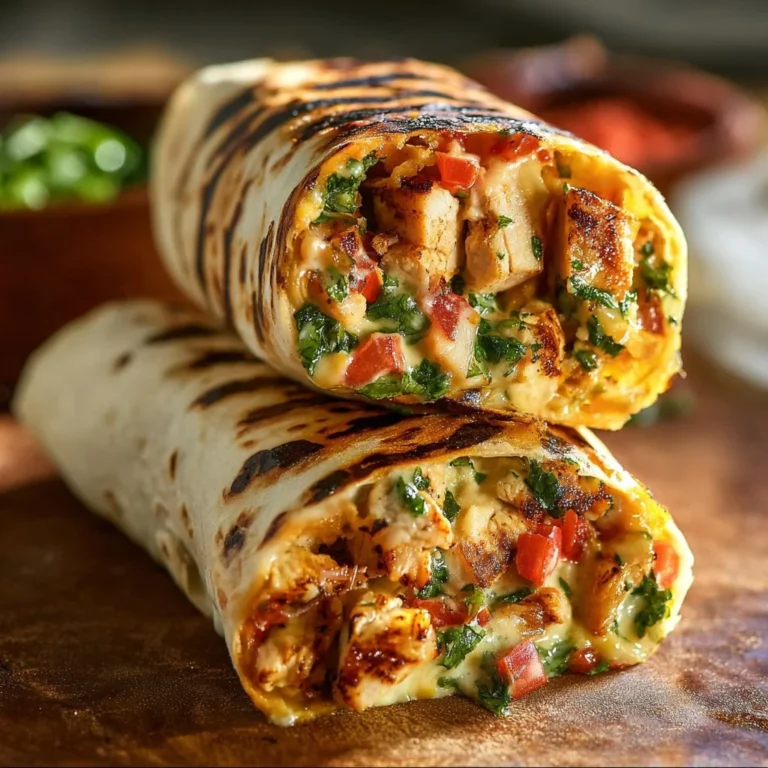 Chipotle Ranch Grilled Chicken Burrito with fresh ingredients