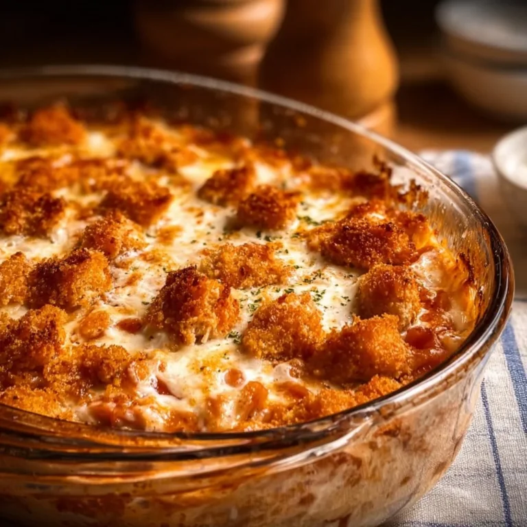 Healthy Cottage Cheese Chicken Parm Bowl with chicken and cheese topping.