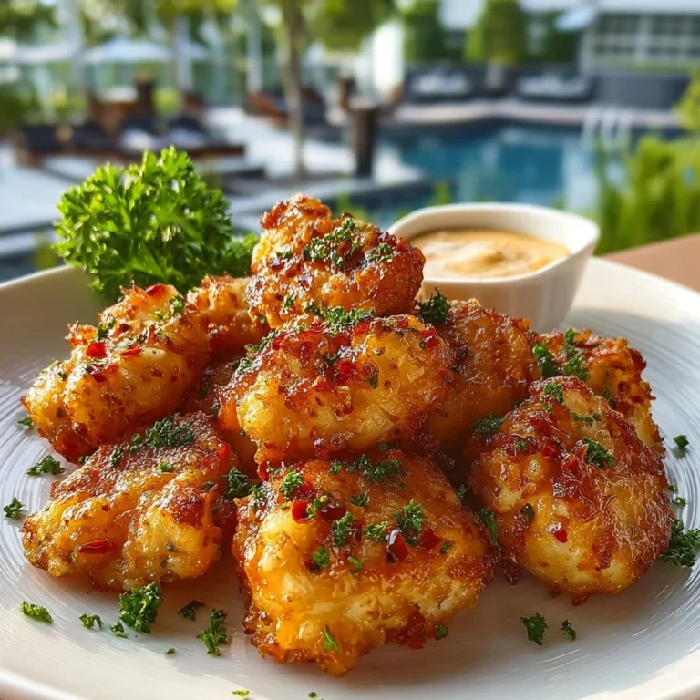 Delicious Cowboy Butter Chicken Bites ready to serve as a flavorful appetizer.