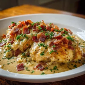 Delicious Cowboy Casserole served in a rustic dish, perfect for family dinners.