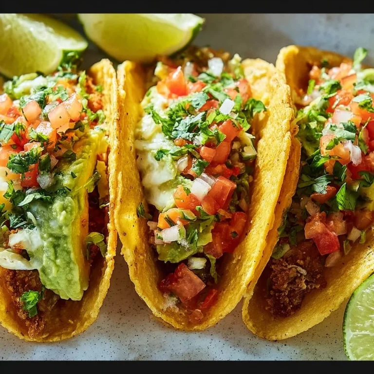 Crispy fish tacos served with cilantro lime slaw on a plate