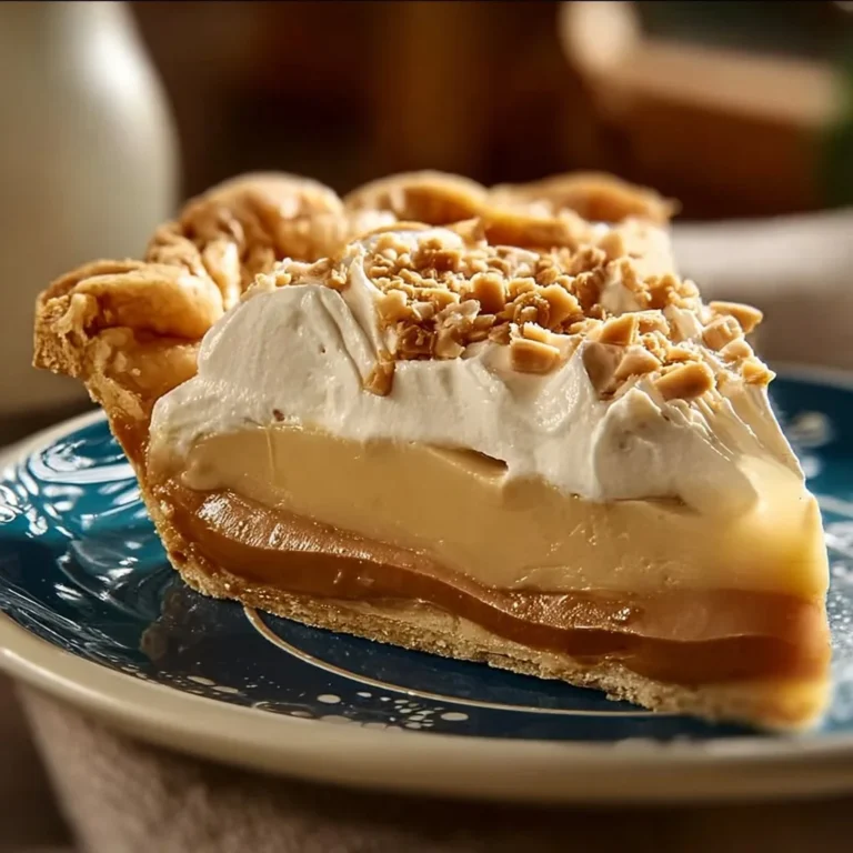 Dolly Parton's creamy and delicious Butterscotch Pie on a dessert table