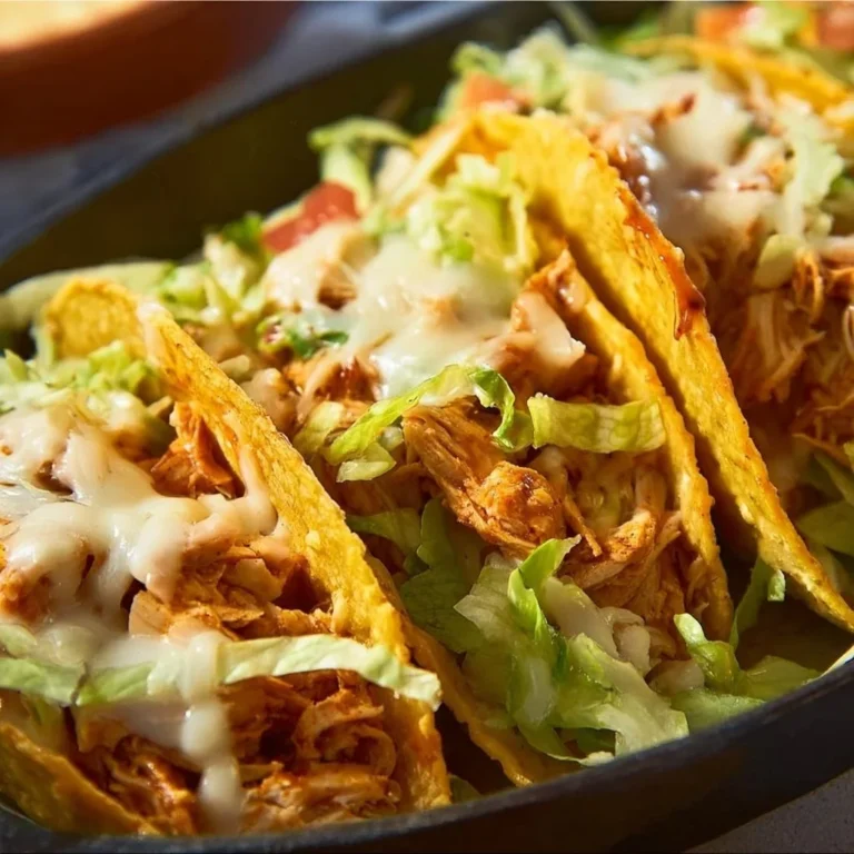 Delicious easy rotisserie chicken tacos served with fresh toppings
