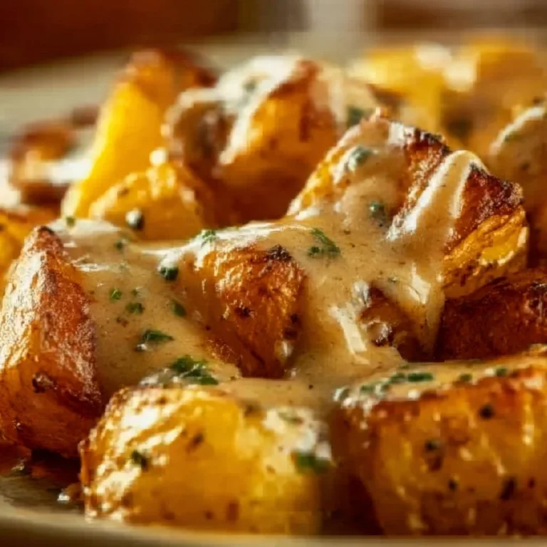 Garlic Parmesan Chicken and Potatoes cooked in a crockpot
