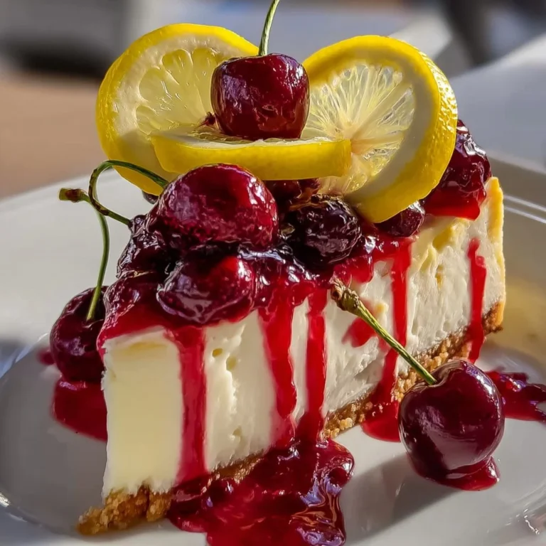Delicious Raspberry Marble Cheesecake with swirls of raspberry flavor