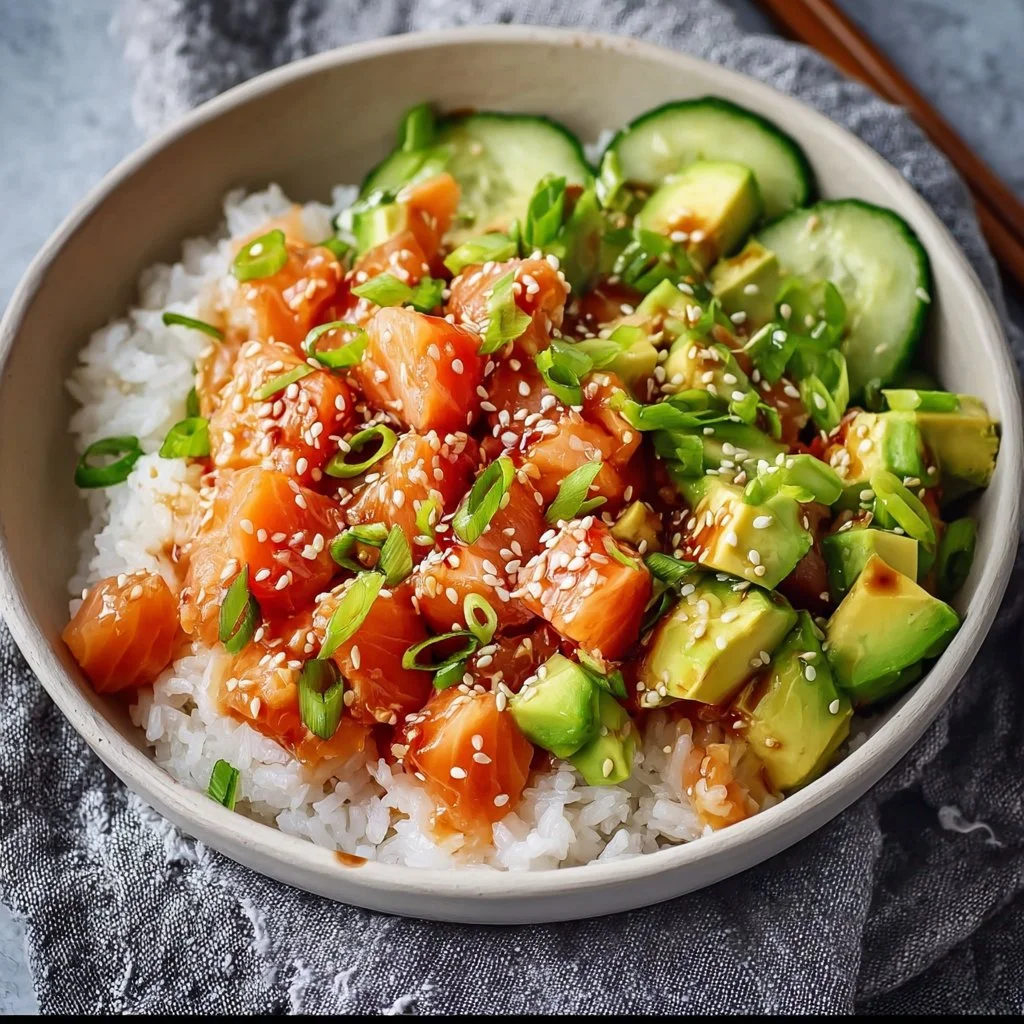 Honey Sriracha Salmon Bowls: A Sweet and Spicy Delight