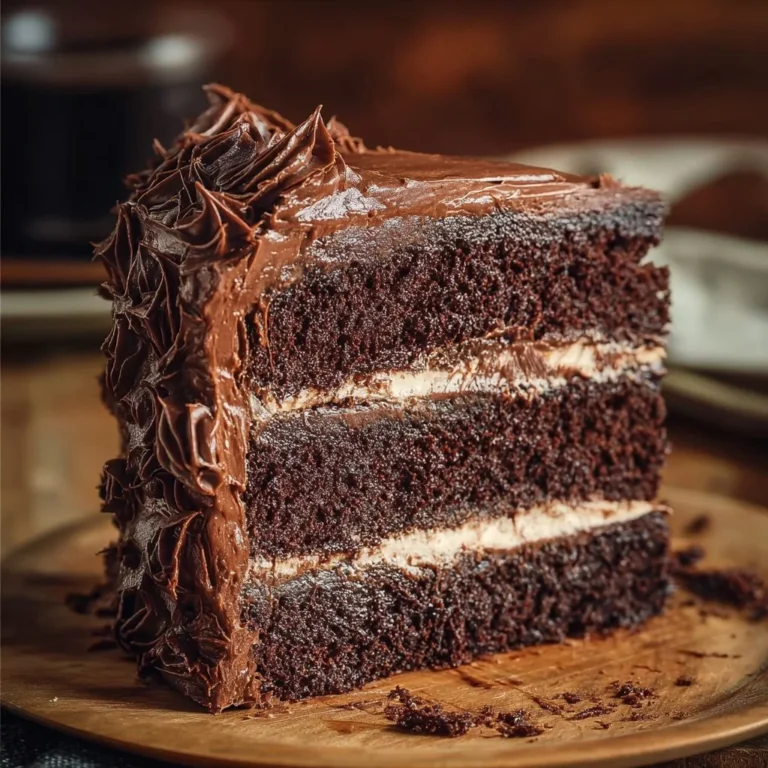 Delicious Chocolate Cappuccino Cake topped with creamy frosting