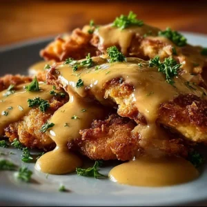 Irresistible Malibu Chicken topped with Creamy Mustard Delight on a plate
