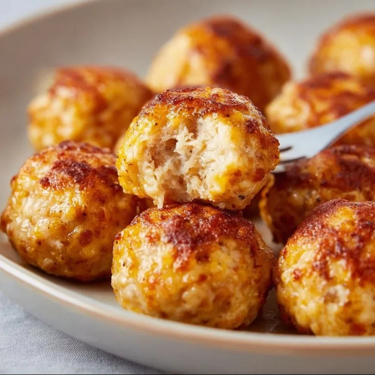 Juicy ground chicken dish served on a plate for kids