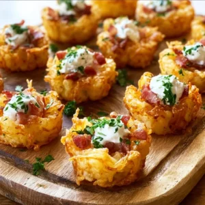 Delicious loaded tater tots appetizers topped with cheese and toppings