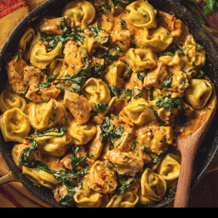 Delicious Marry Me Chicken Tortellini dish served in a bowl